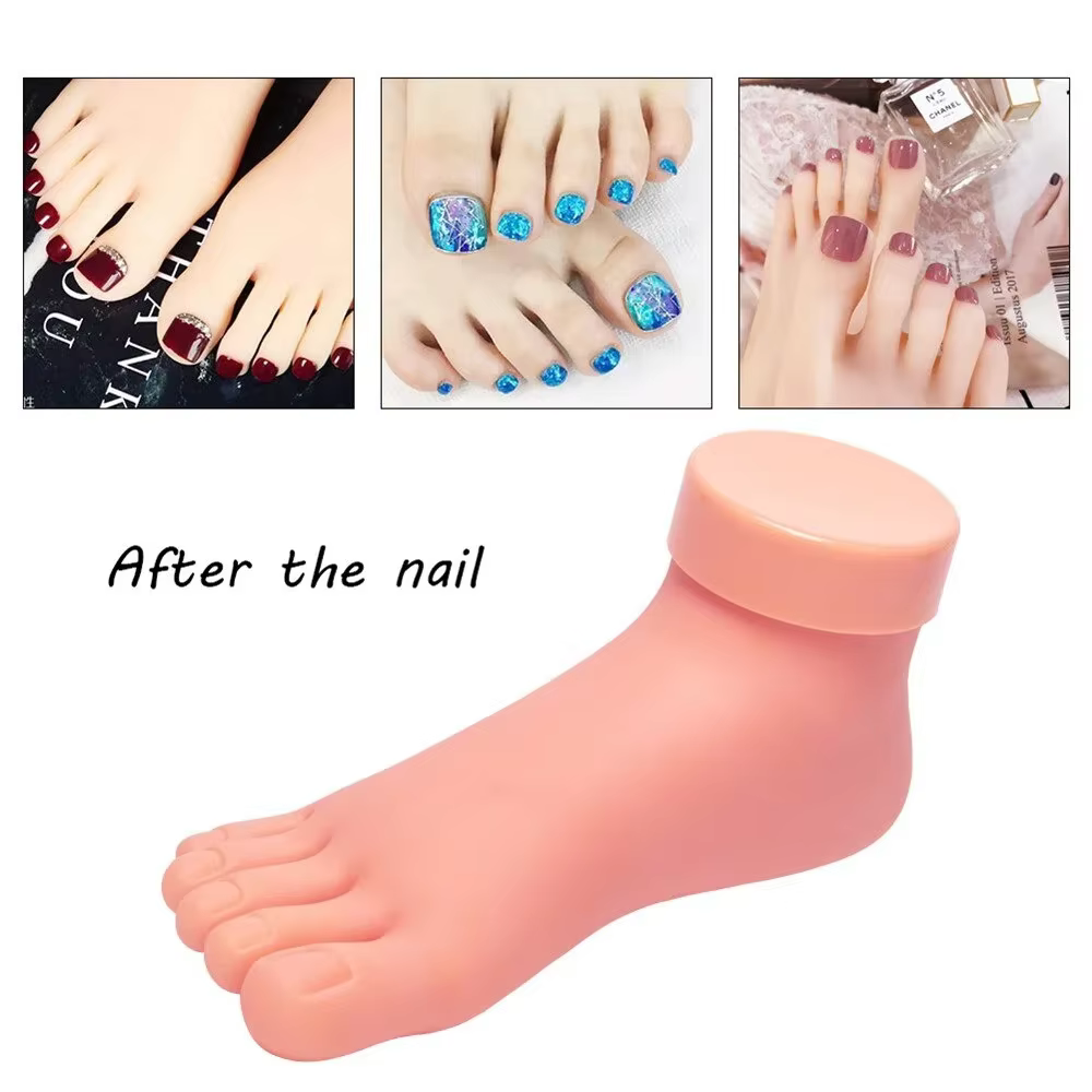 Modèle de pied de pratique des ongles