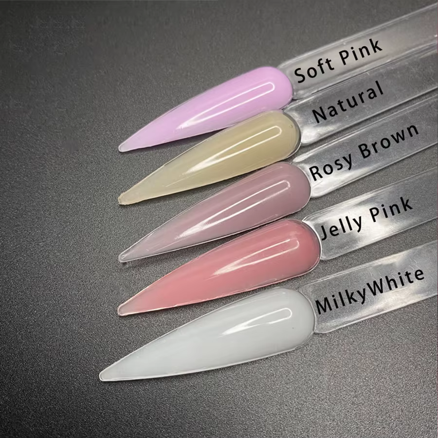 Jillnails 50 ml Gel pour ongles auto-nivelant Gel moyen pour la construction d'extensions d'ongles