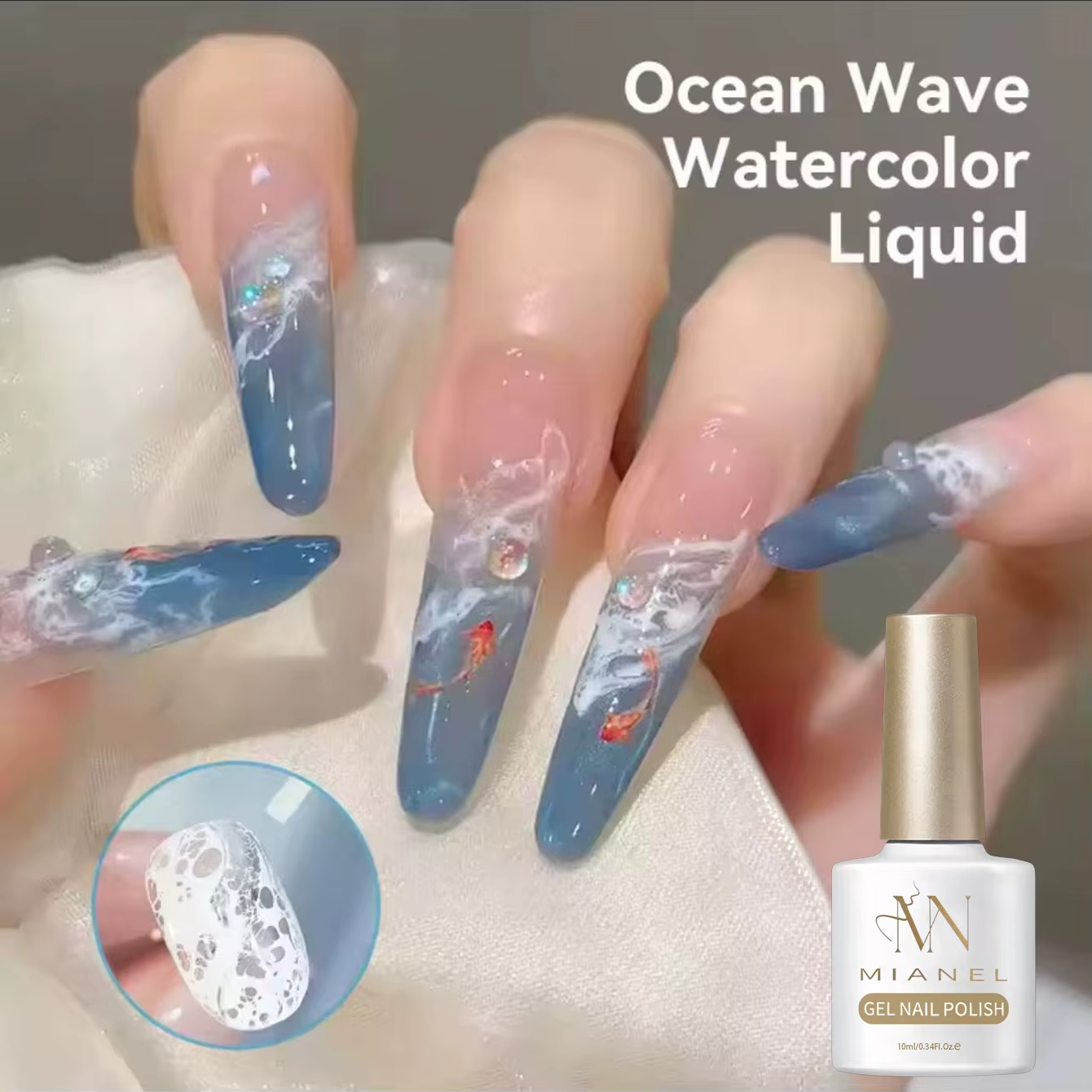 MN 10ML 2026 Nouveau Vernis à Ongles Blanc