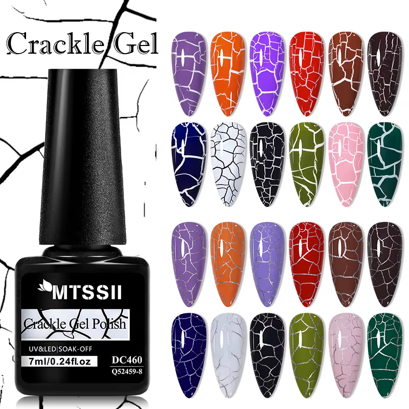 Vernis à ongles gel craquelé