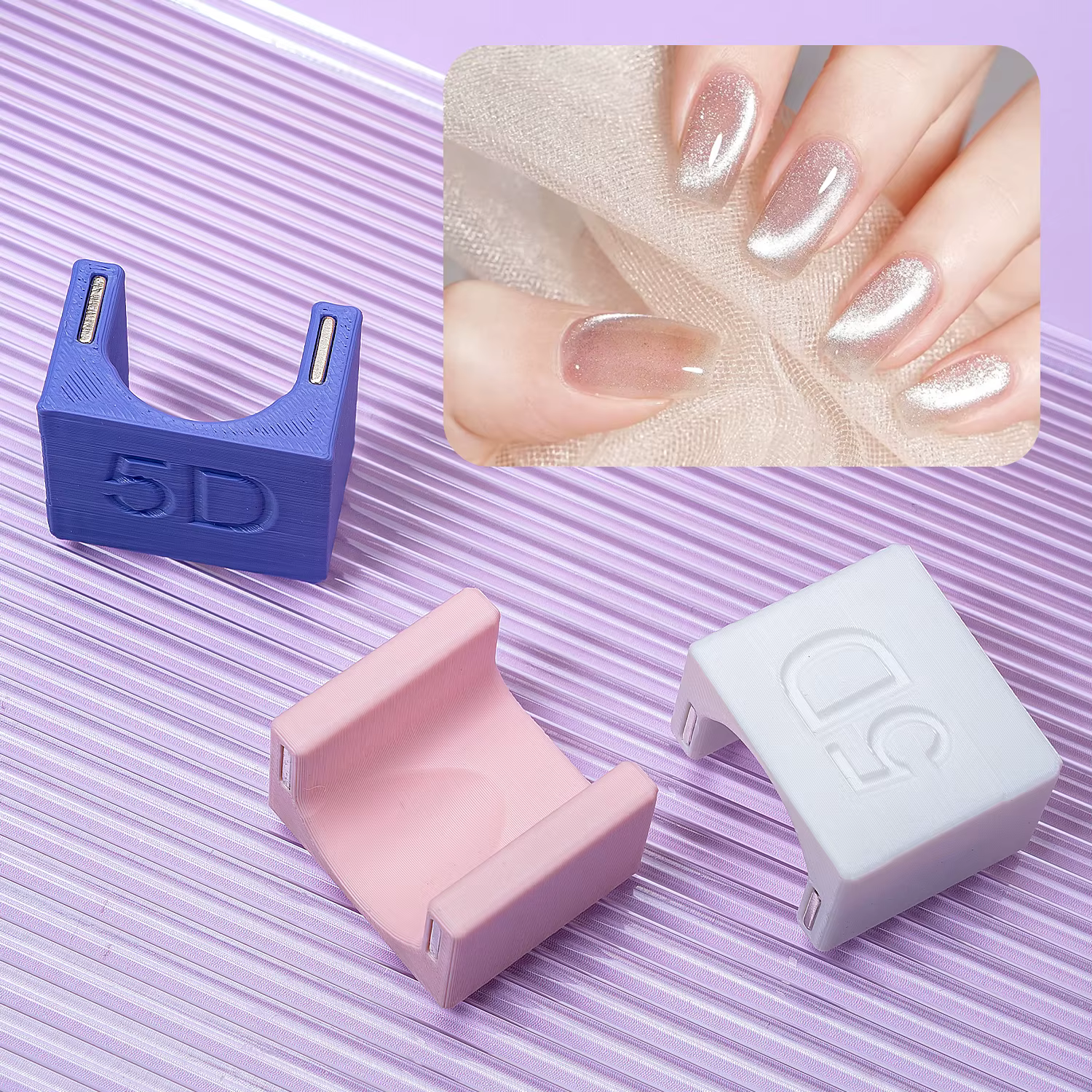 Outil de nail art 5D effet œil de chat automatique