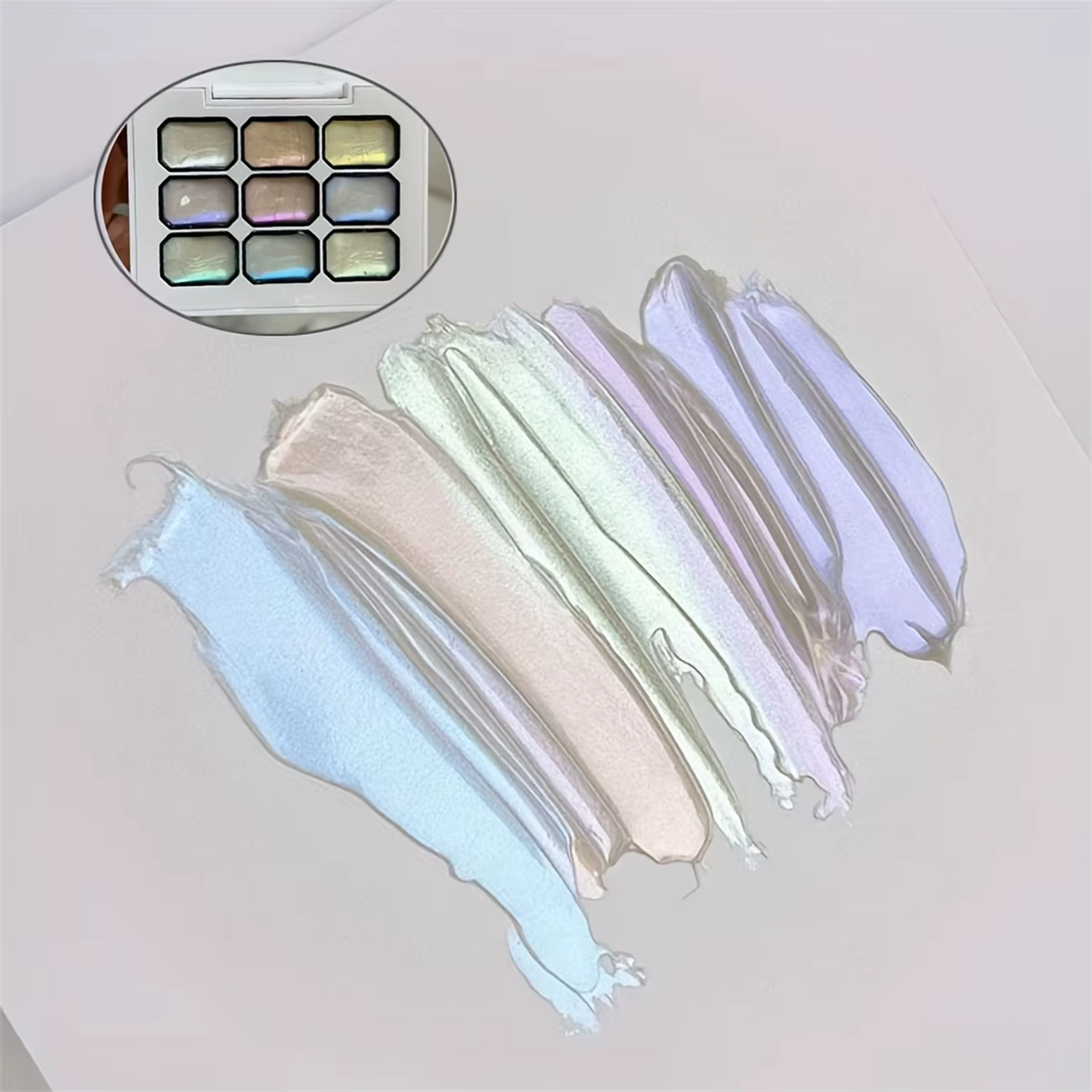 1pc Gel de modelage 9 couleurs dégradé