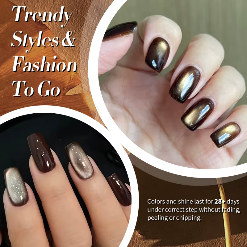 BORN PRETTY 10ml marron violet noir rouge chat vernis Gel magnétique manucure tremper Gel UV