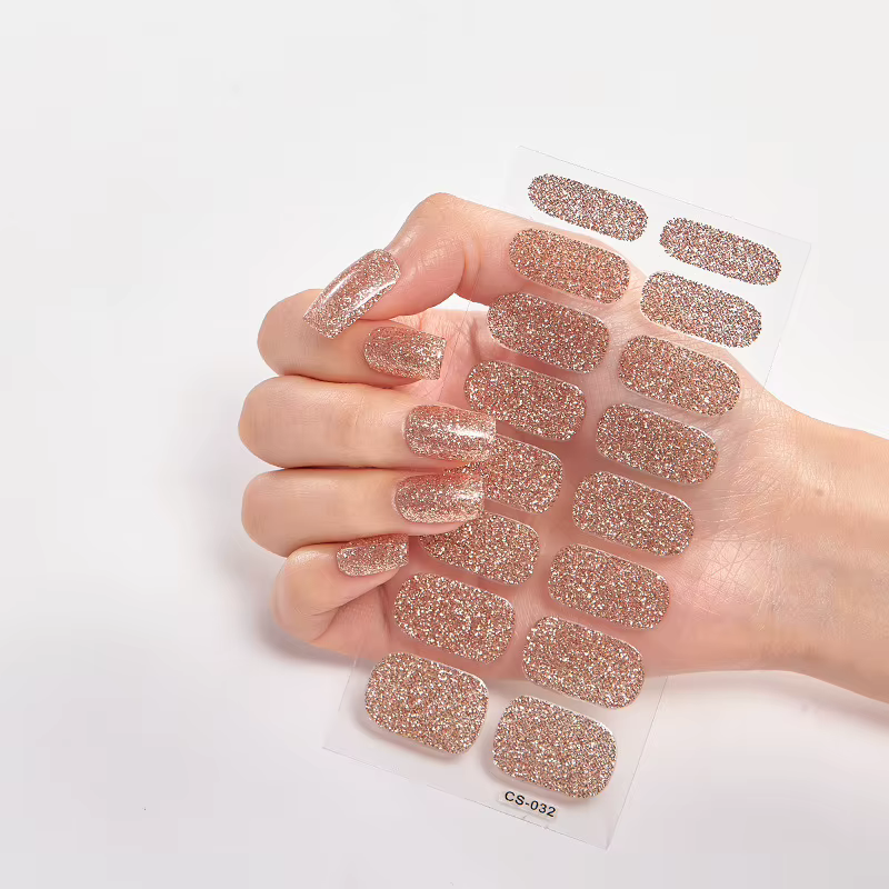 Autocollants pour Ongles Semi-Durci UV