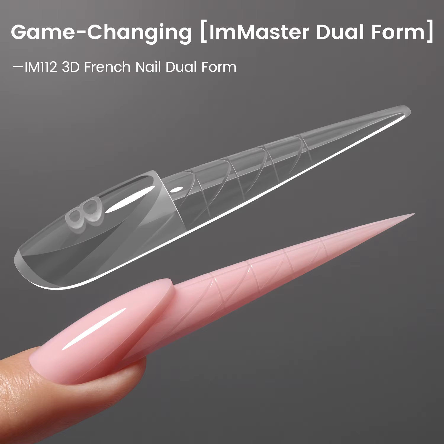 YOKEFELLOW ImMaster French Dual Nail Form 15Size Magic Caps Stiletto Zone