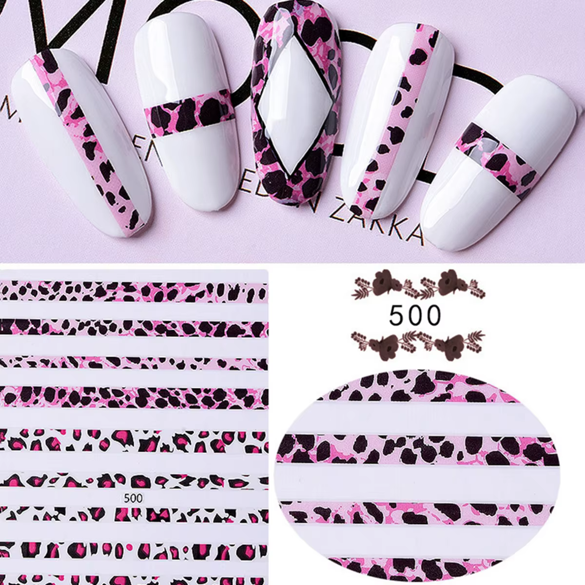 Nail Art autocollant pour femme