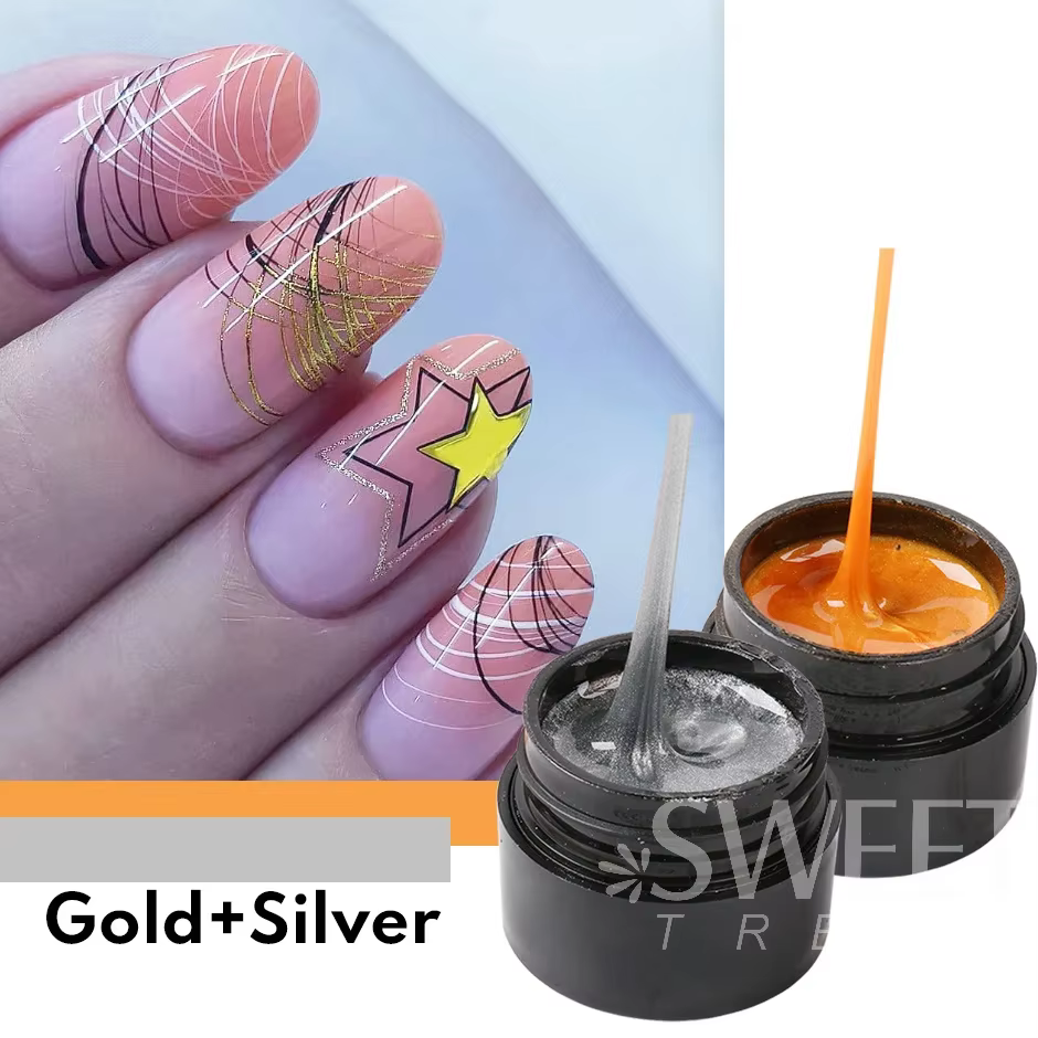 2 pièces Gel Spider pour Nail Art
