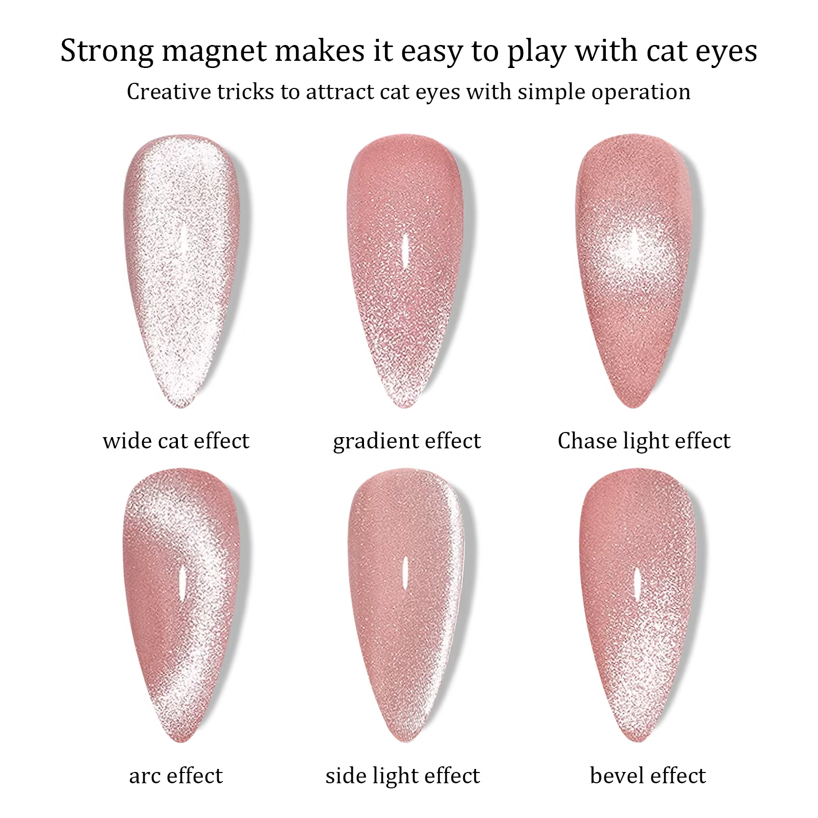 Aimants pour Nail Art, or et argent