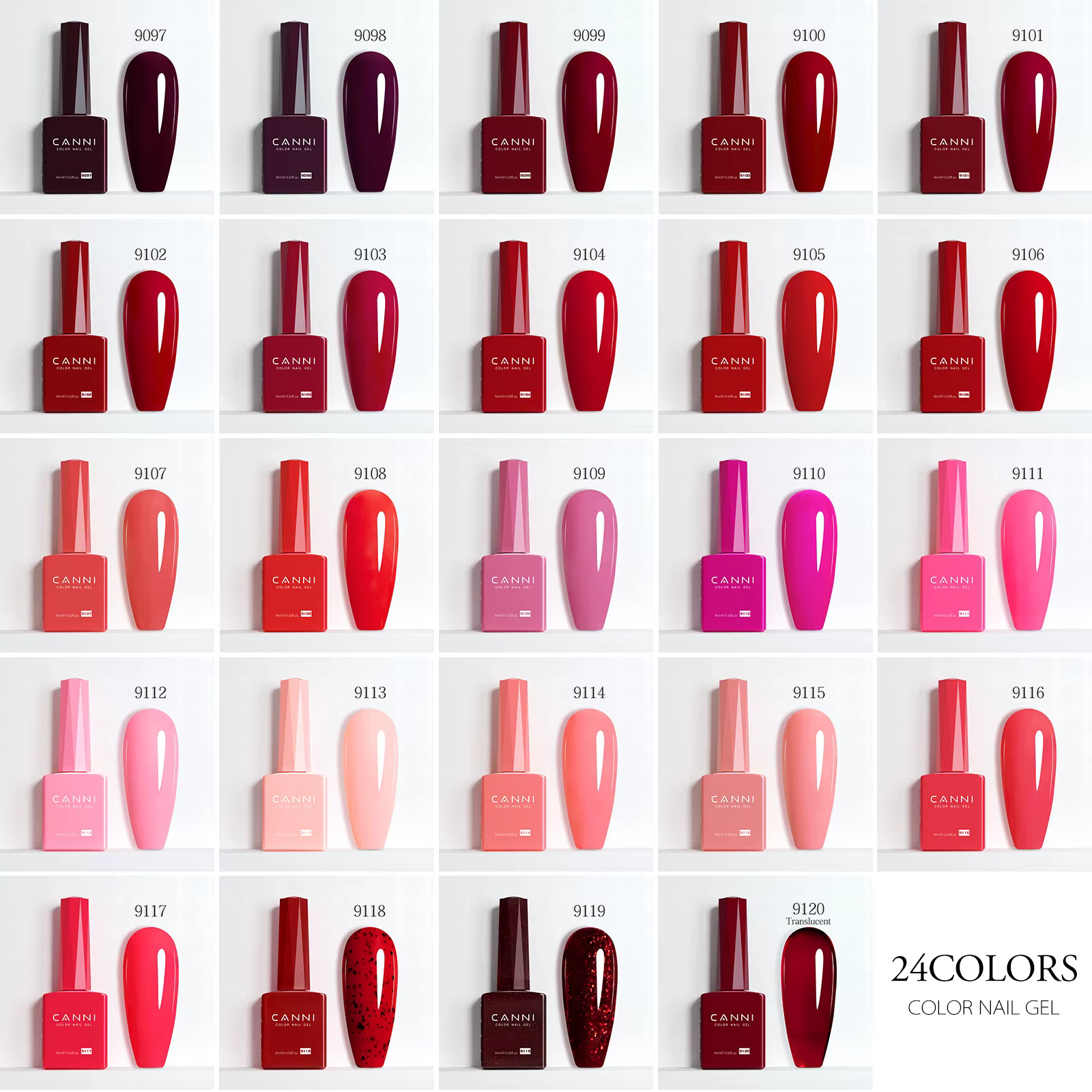 CANNI 9ml vernis à ongles couleur verte oeil de chat