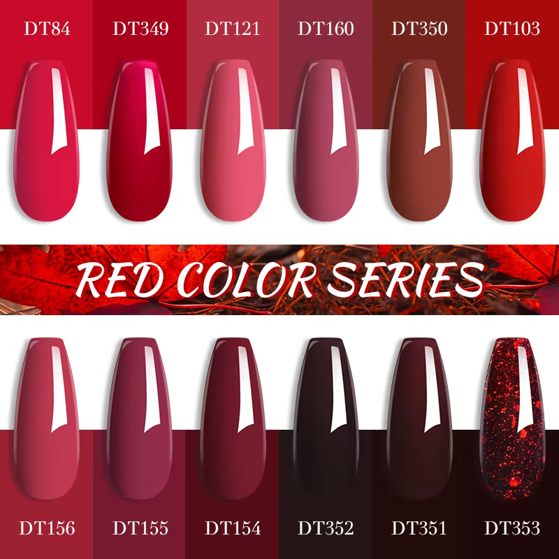 MEET ACROSS – vernis à ongles Gel rouge vin