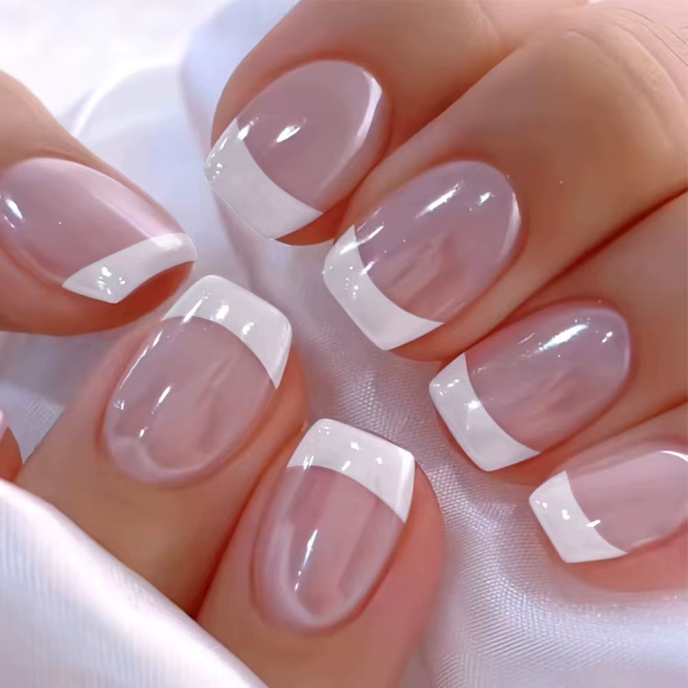 Faux ongles courts et moyens pour femmes et filles