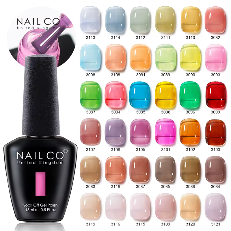 NAILCO 15ml vernis à ongles Gel translucide