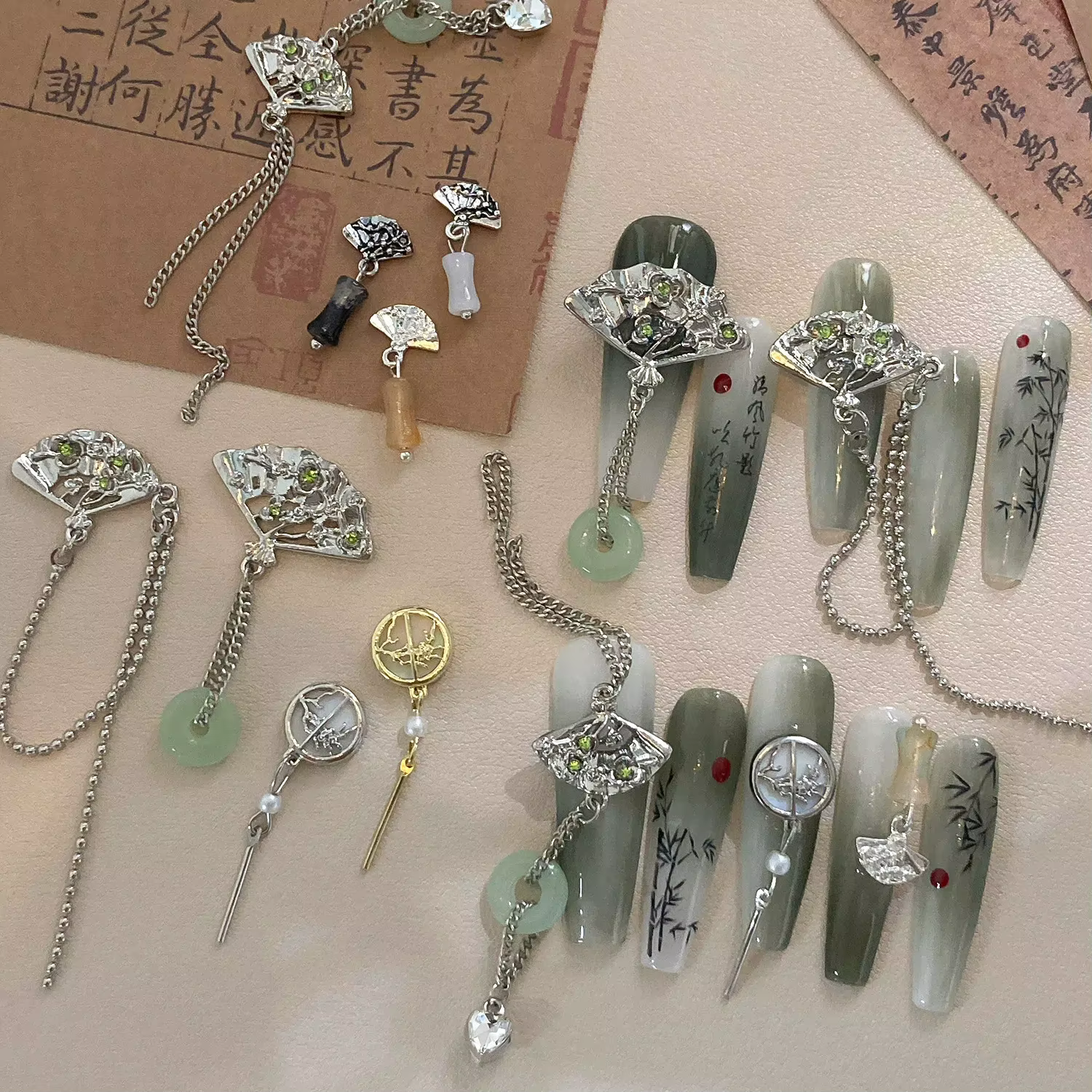 Accessoires pour Nail Art anciens texturés de qualité supérieure