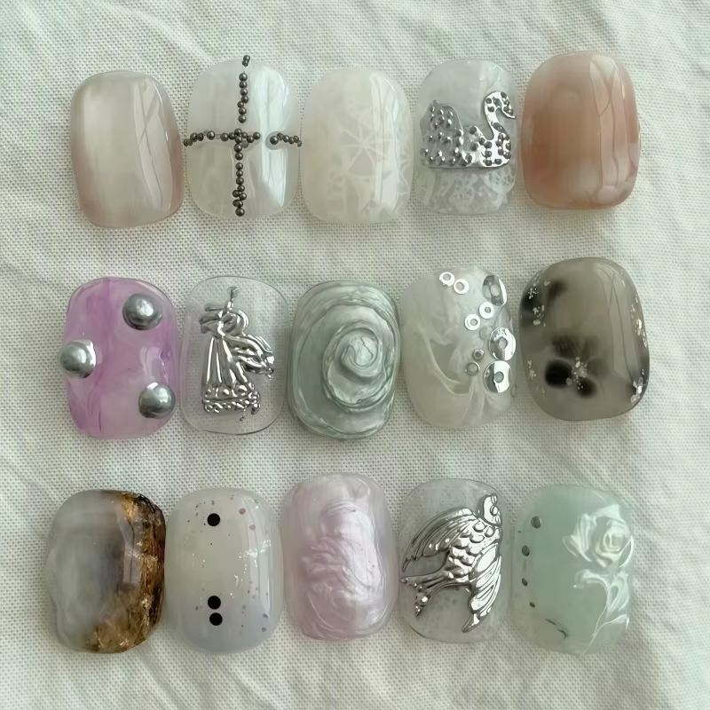 Moule en silicone 3D gaufré pour nail art