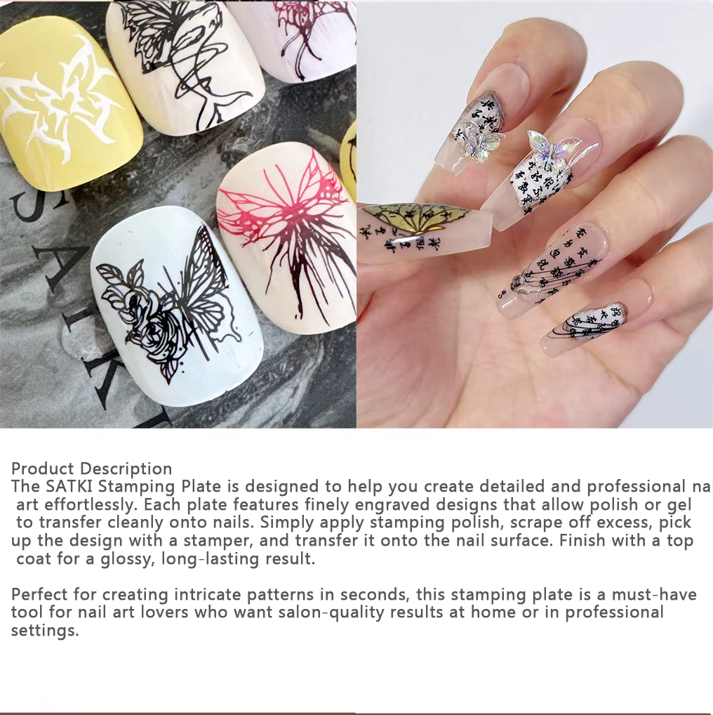 Plaque de stamping pour nail art