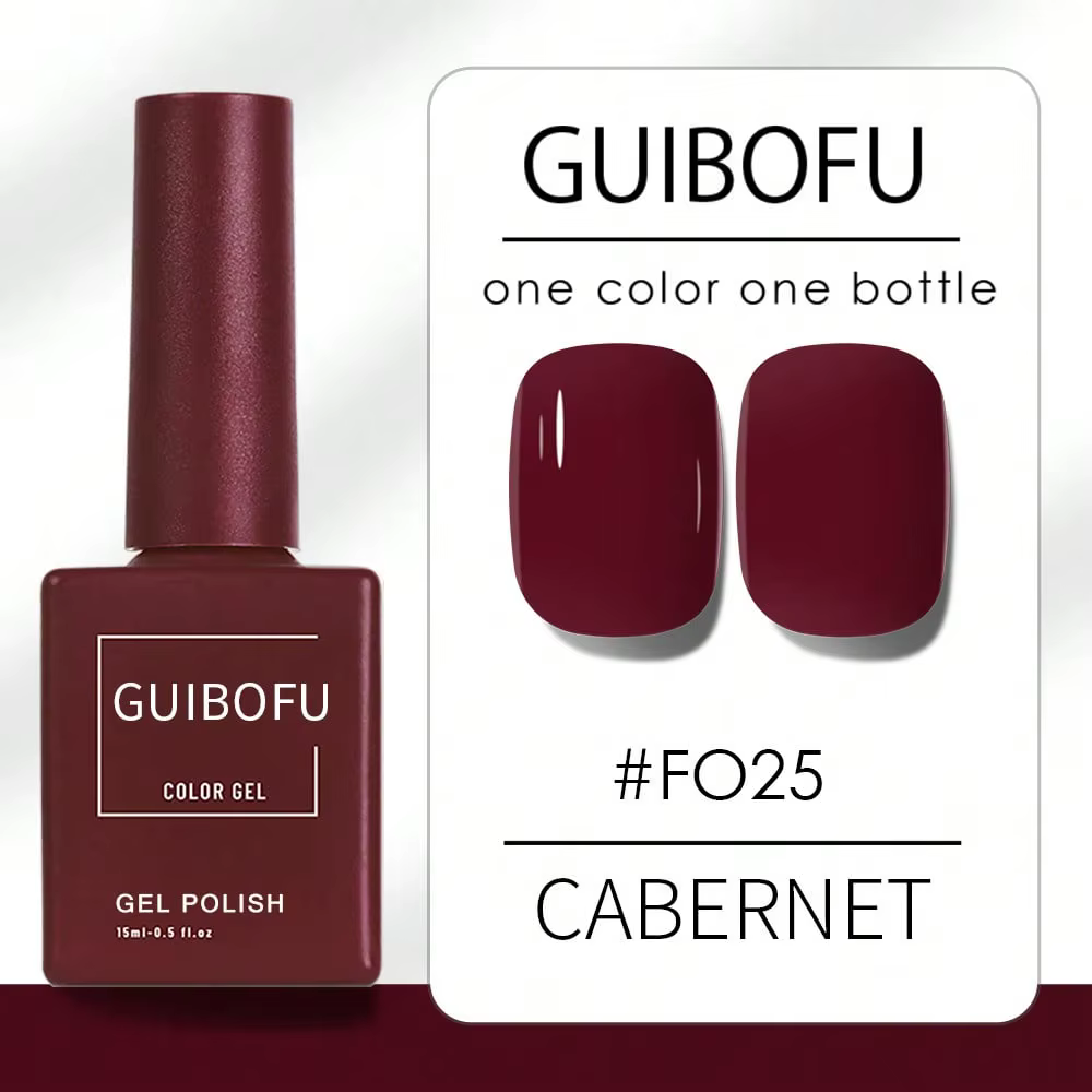 Lot de 6 vernis à ongles gel UV LED 15ml