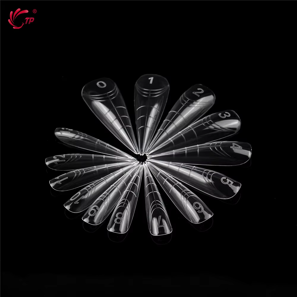 TP 70 pièces/140 pièces ongles clairs double forme couverture complète système d'extension d'ongle construction rapide
