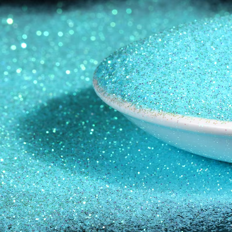 Poudre scintillante super fine pour ongles