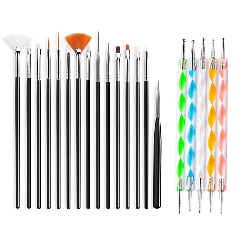 Ensemble de pinceaux pour Nail Art