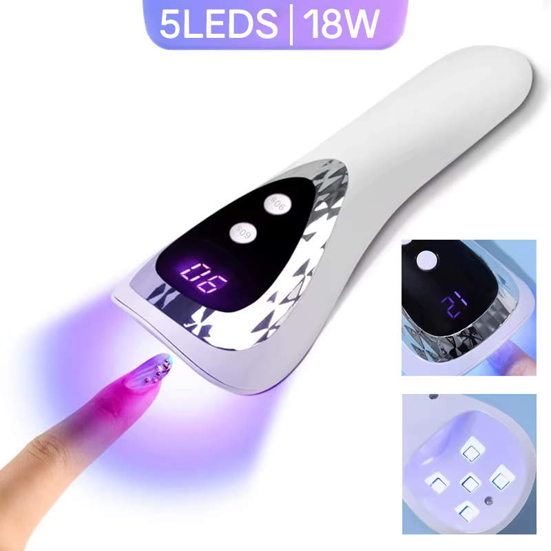Lampe de polymérisation pour vernis Gel Rechargeable 18W