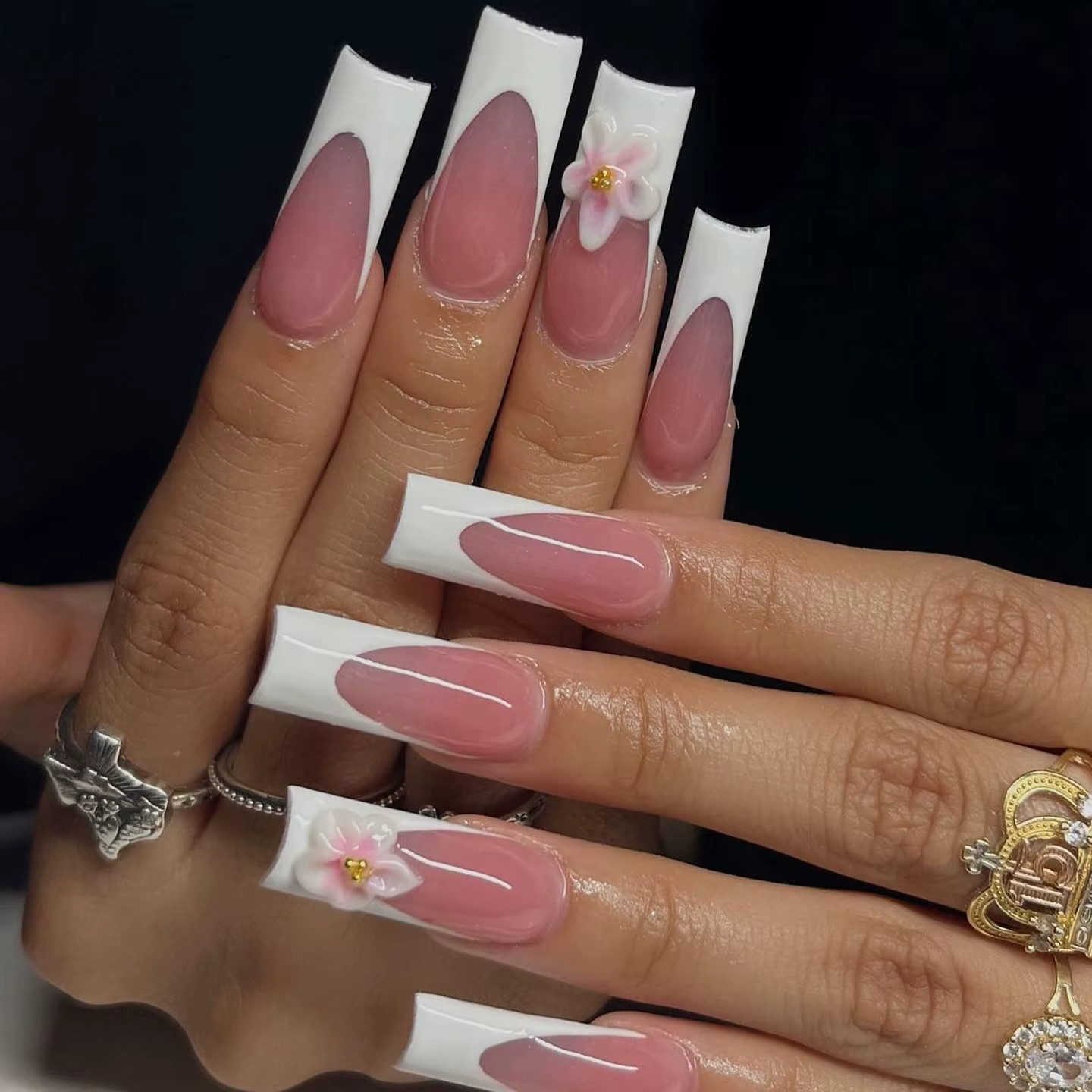 Nail Art-Embouts français extra longs