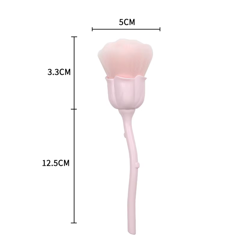 Brosse à ongles à fleurs pour manucure