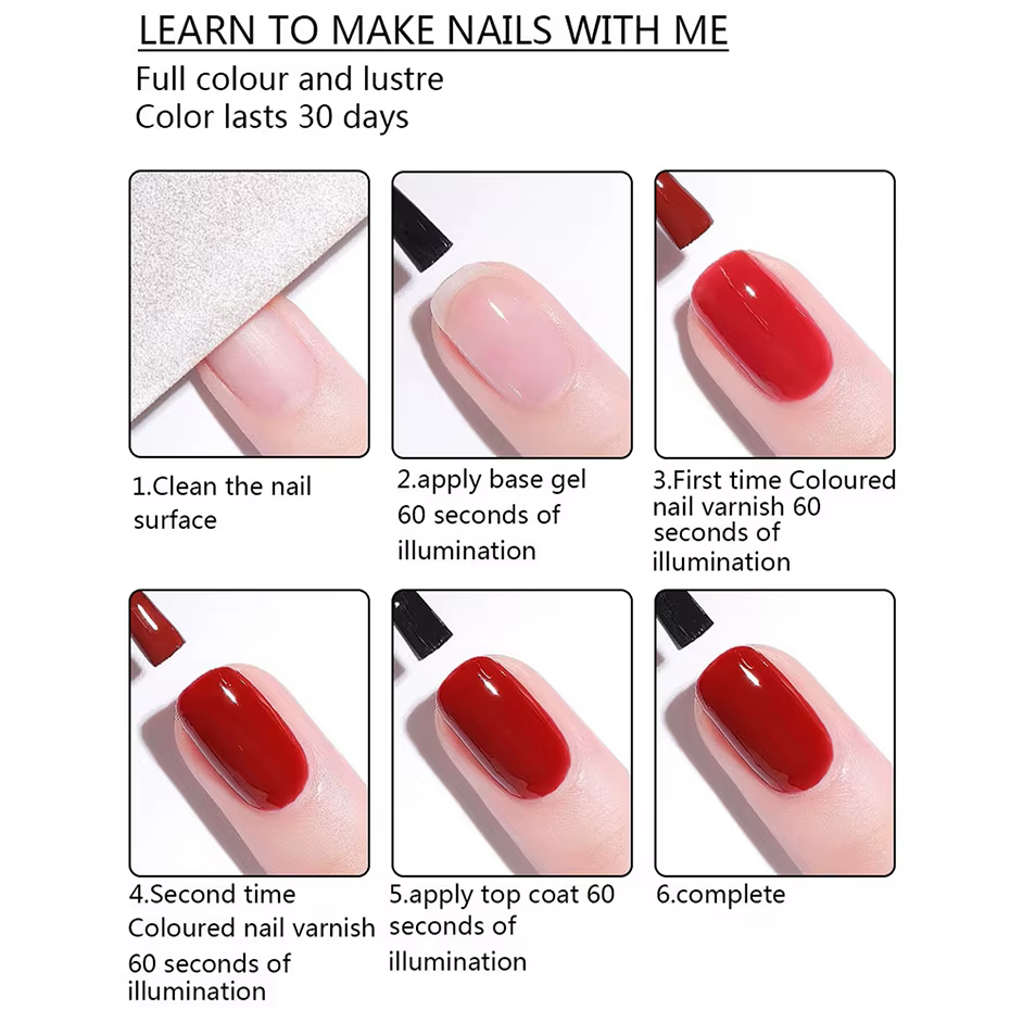 2 pièces noir blanc vernis à ongles Gel ensemble 8Ml Semi Permanent tremper UV LED