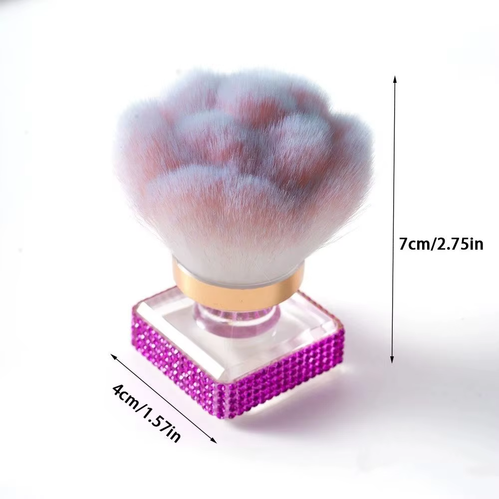 Brosse de nettoyage pour ongles en forme de rose