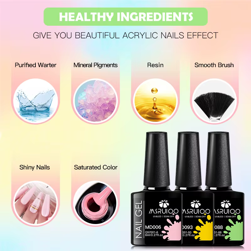Ensemble de vernis à ongles Gel