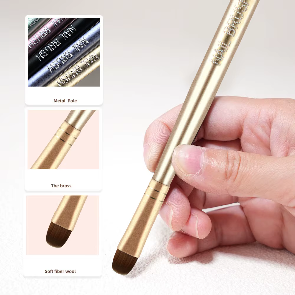 5 stylos pinceaux à ongles de couleurs variées pour la photothérapie