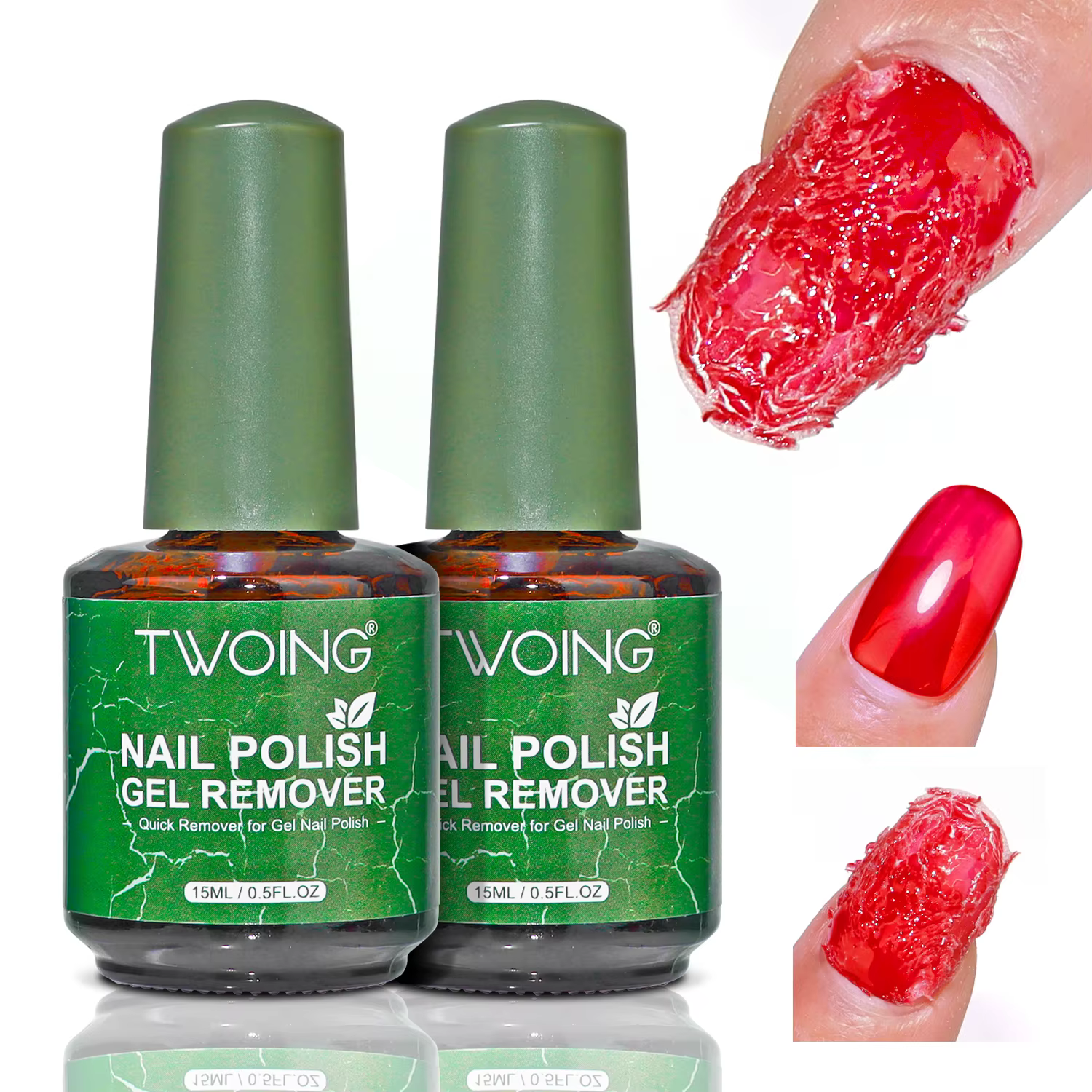 TWOING 2.0 15ml magique rapide dissolvant de vernis à ongles Gel propre UV tremper Semi Permanent
