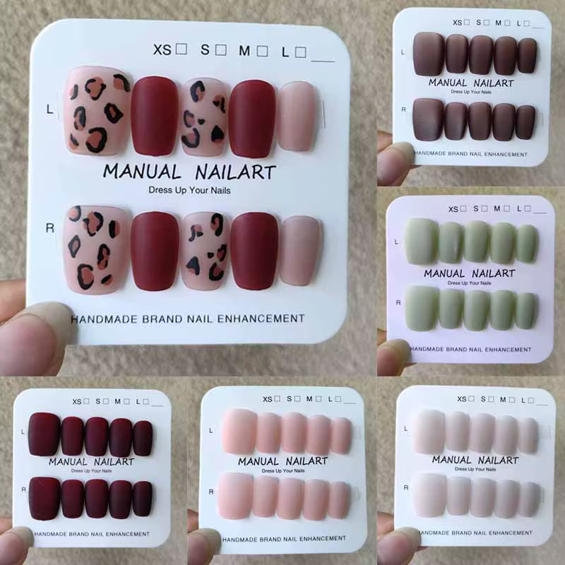 10 pièces de faux ongles à presser pour femmes