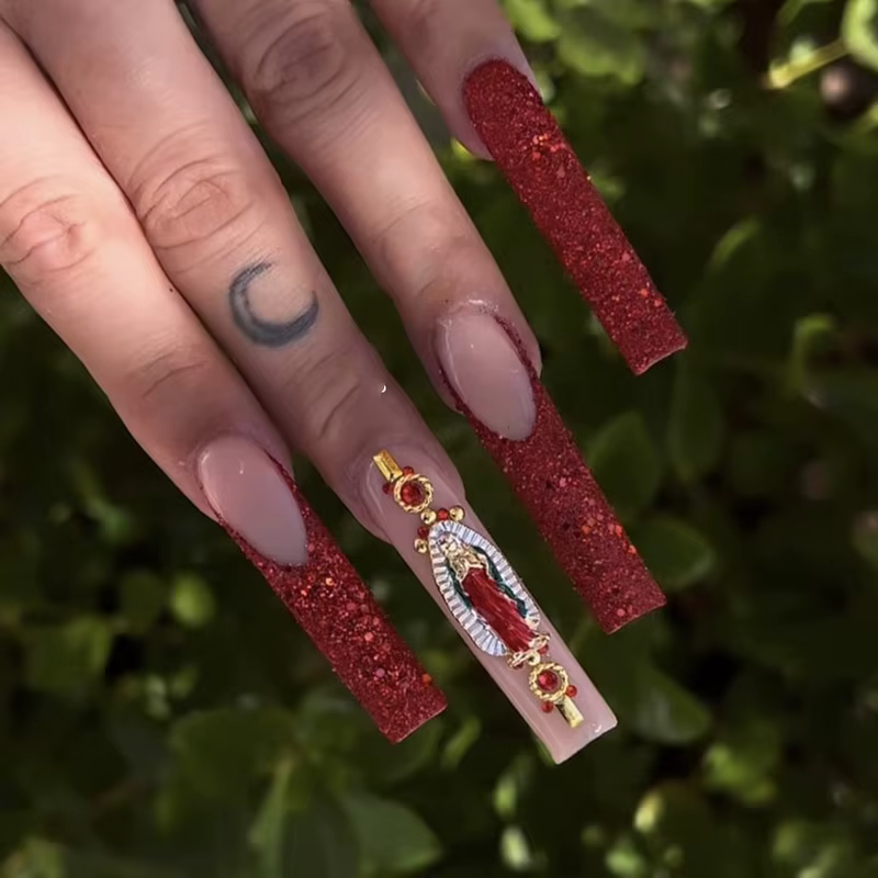 Breloques 3D brillantes en alliage de biscuits pour la décoration des ongles