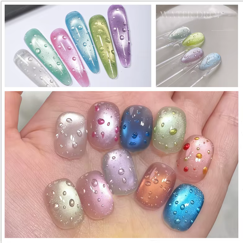 Nouveau 2026 10ml Top Coat Goutte d'Eau Transparent pour Ongles