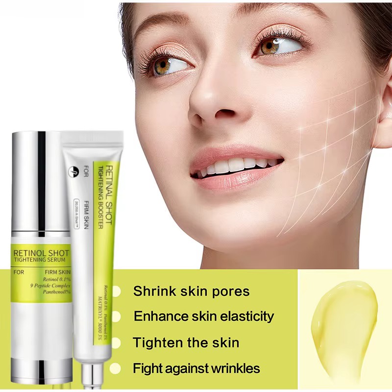 Crème pour les yeux au rétinol pour les cernes et les rides, sérum anti-âge avec traitement raffermissant à la vitamine C, Essence douce pour les yeux