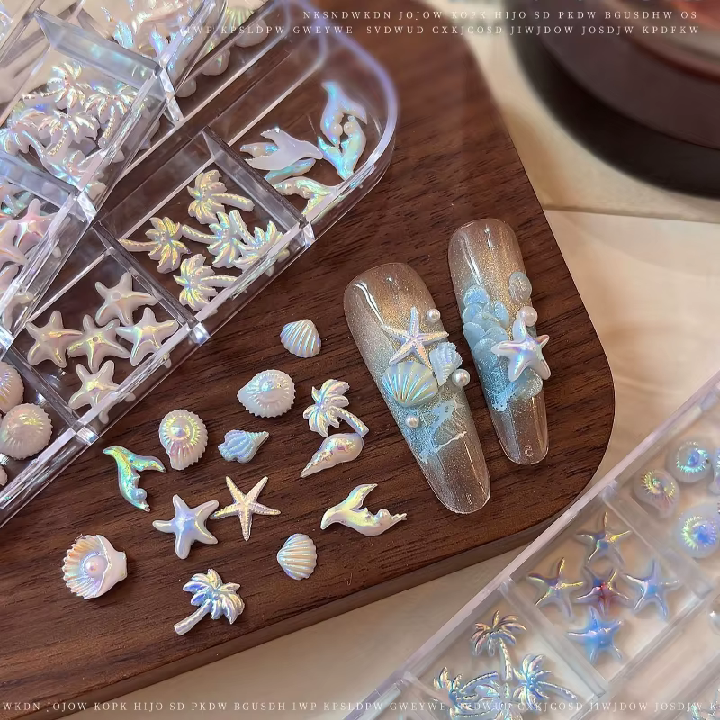 Breloques 3D Océan pour Nail Art