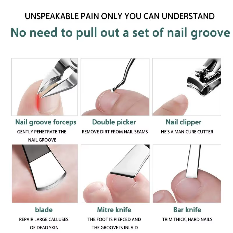 Ensemble de coupe-ongles pour Paronychia